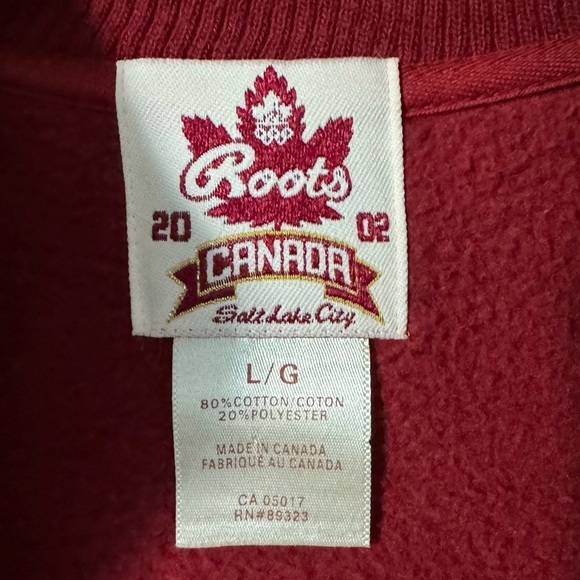 SOLD ROOTS Canada Sweatshirt Zip Vintage Y2K Olympics Salt Lake City Utah Mens - Picture 10 of 11